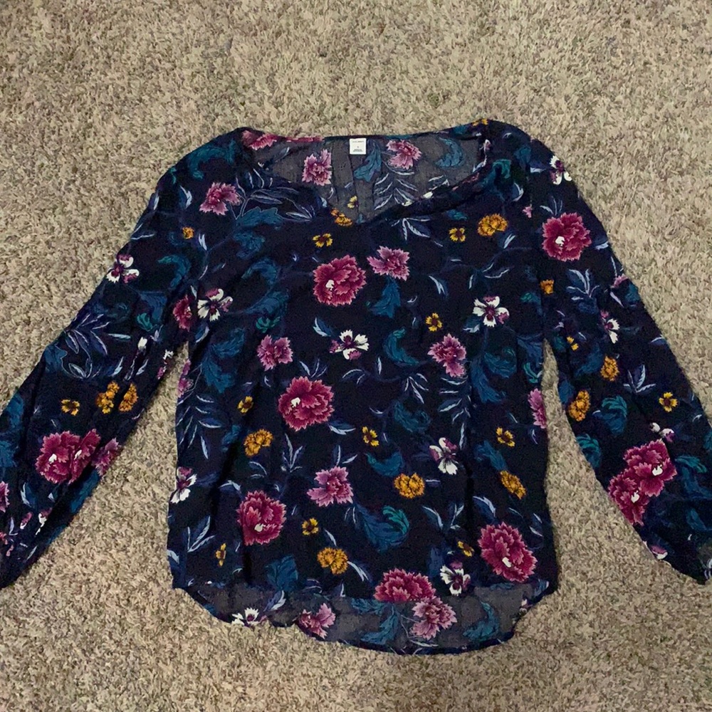 floral blouse